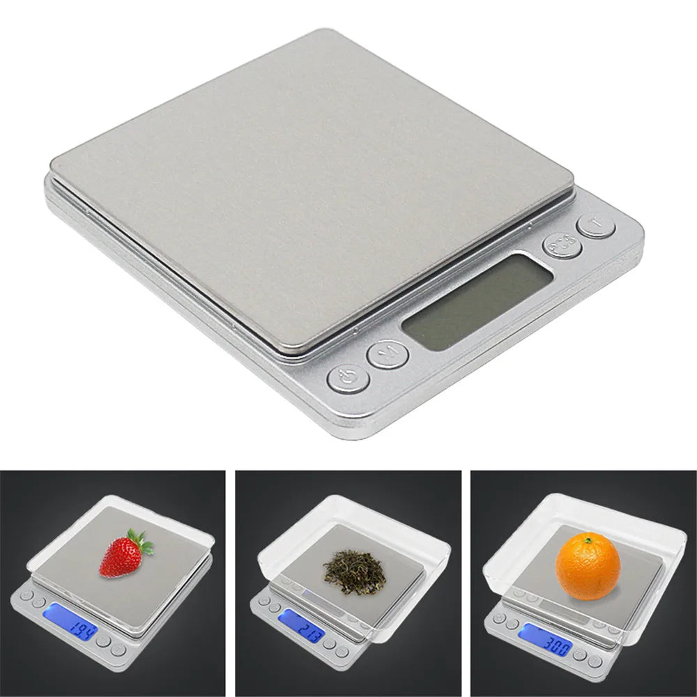 0.1g Digital Kitchen Scale Jewelry Gold Balance Weight Gram LCD Pocket Weighting Electronic Scales
