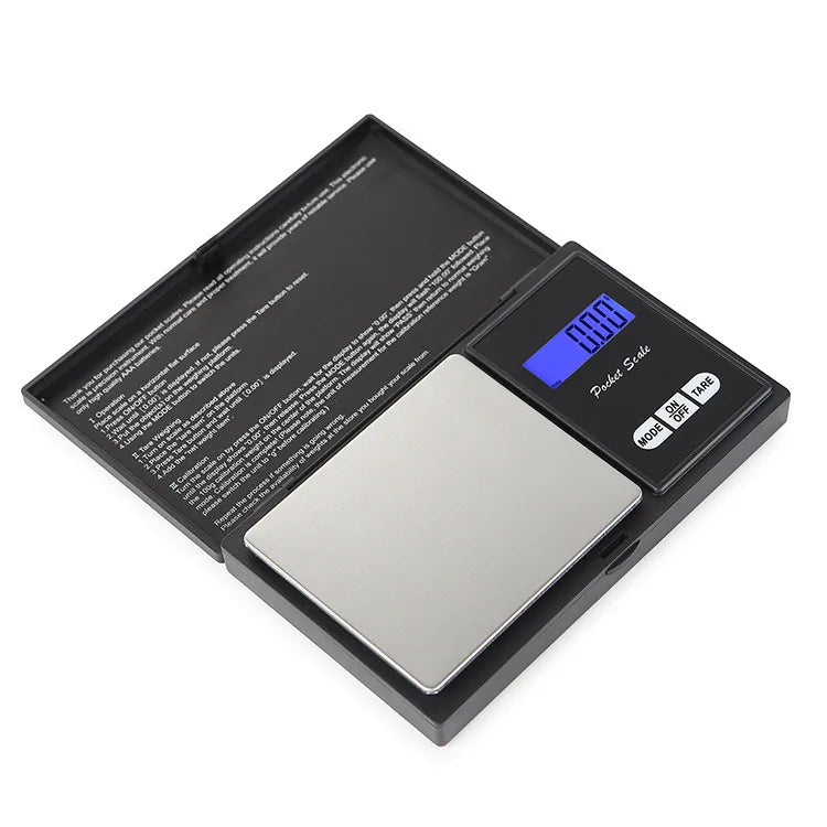 Custom LOGO 500g/0.01g Digital Pocket Scale Digital Food Jewelry Scale with LCD Screen,Portable Electronic Weighing Scales