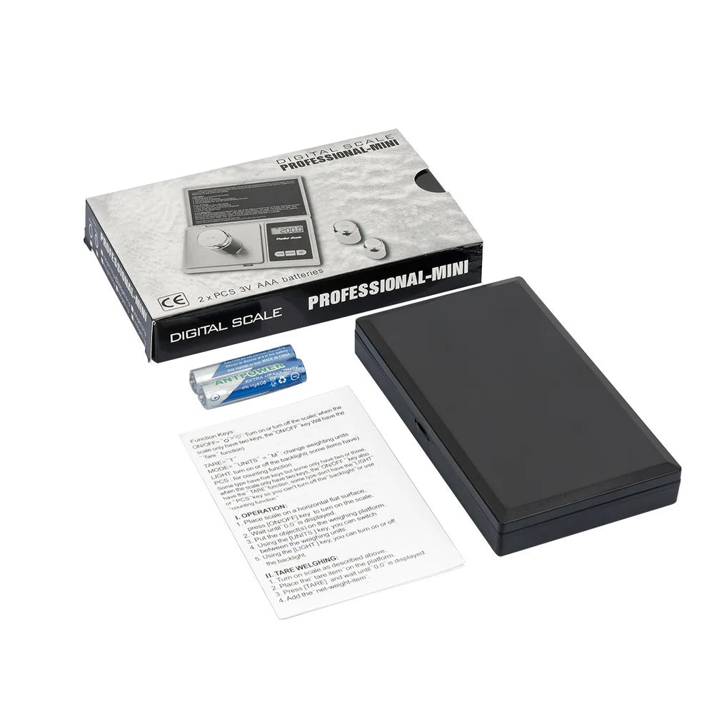 Custom LOGO 500g/0.01g Digital Pocket Scale Digital Food Jewelry Scale with LCD Screen,Portable Electronic Weighing Scales