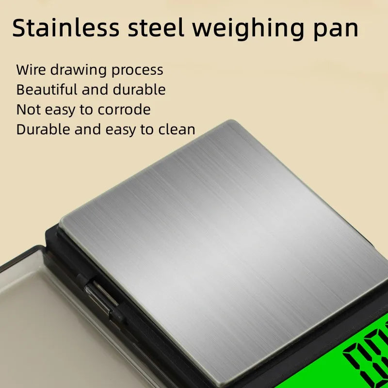 High-precision electronic scale 0.01G small jewelry scale portable electronic scale mini pocket scale