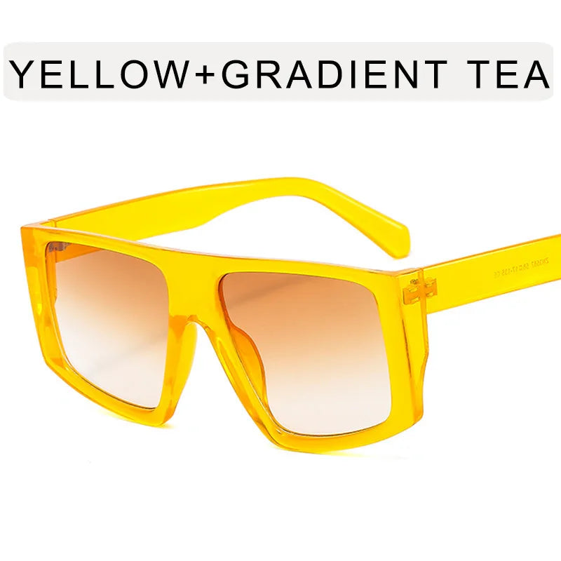 LeonLion Square Oversized Sunglasses Men Luxury Brand Designer Punk Glasses Men/Women Vintage Eyewear Men Lentes De Sol Hombre