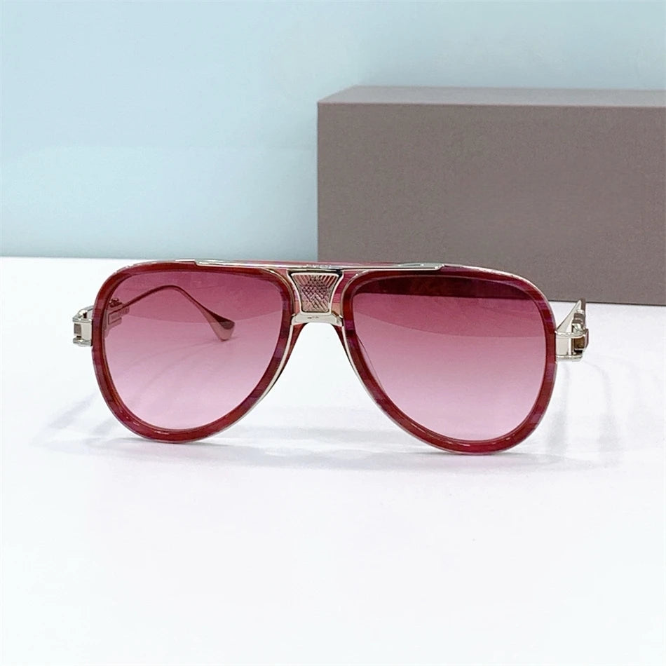 Lentes de sol hombre Alloy Vintage Men's Sunglasses GRAND-DECADE Fashion sun glasses DTS 460 man Stylish women's Sunglasses