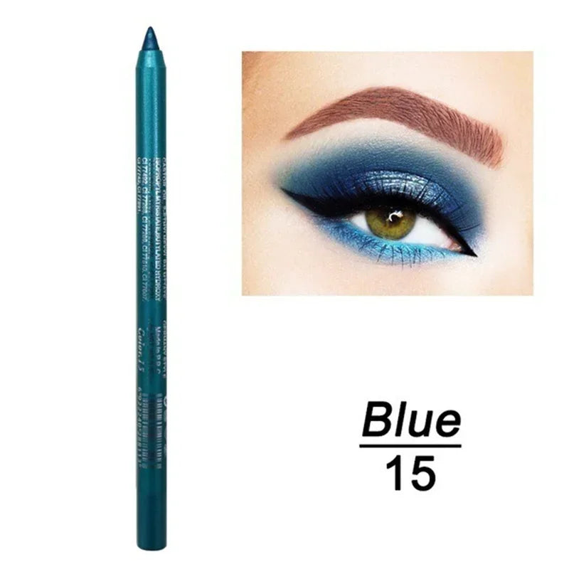 Black Waterproof Eyeliner Pencil Smooth Matte Eye Liner Smudge-proof Liquid Eyeliner Pen Lasting &beginner-friendly Eye Makeup