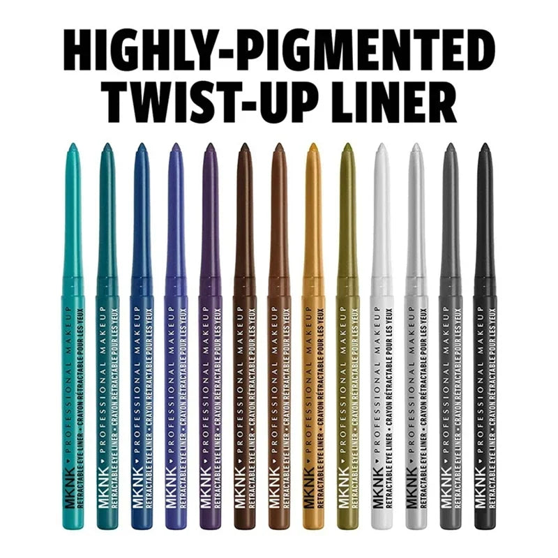 Black Waterproof Eyeliner Pencil Smooth Matte Eye Liner Smudge-proof Liquid Eyeliner Pen Lasting &beginner-friendly Eye Makeup
